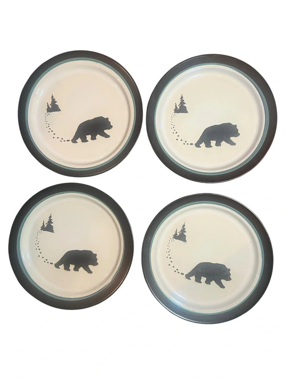 Timberline Cabin by Bass Pro Shops Dinner Plates - Set of 4 Discontinued Pattern